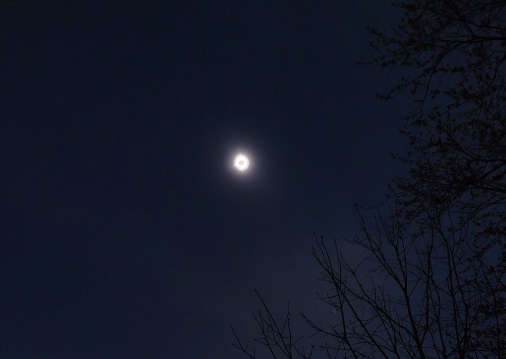 Image of eclipse used as Patreon cover photo